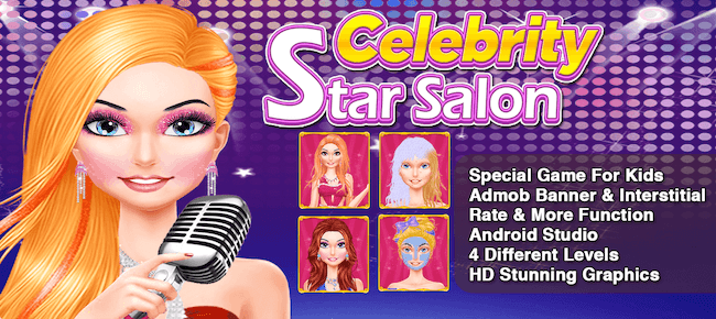 Celebrity Star Salon + Best Makeover Game