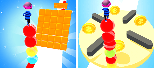 Stack Run  – Rider Game