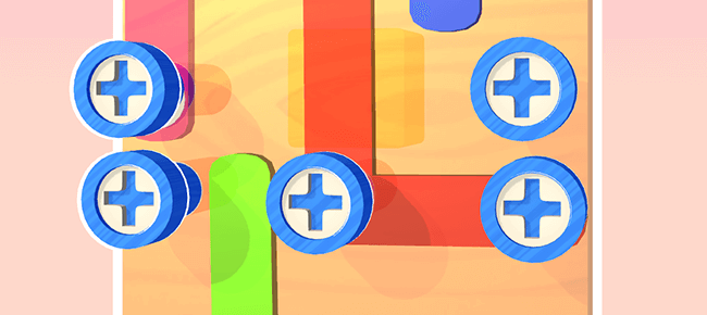 Screw Pin 3D Nuts Jam Puzzle