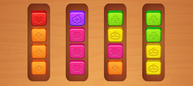 Wood Cube Sort