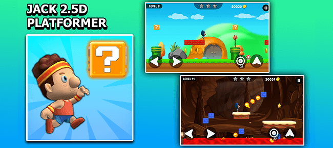 Jack Platformer Game Unity Source Code