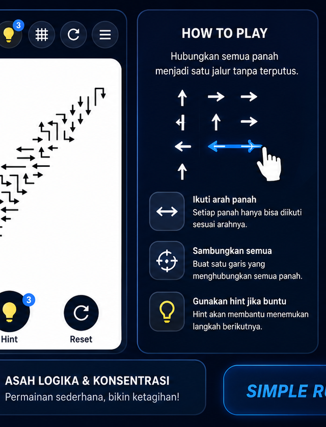 arrow line zo