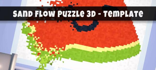 Sand Flow Puzzle 3D | Jam Template + Editor