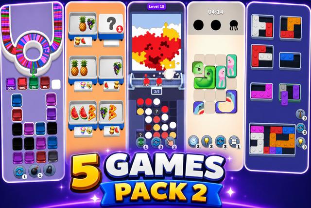 5 HyperCasual Games | Bundle 2