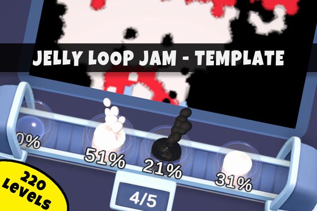 Jelly Loop Jam | Sorting Puzzle Template + Level Editors