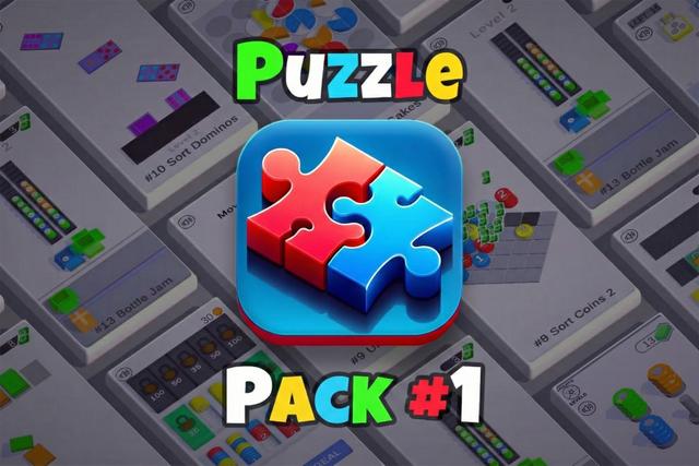 HyperCasual - Puzzle Game Engine Pack #1 - 5 Game Templates