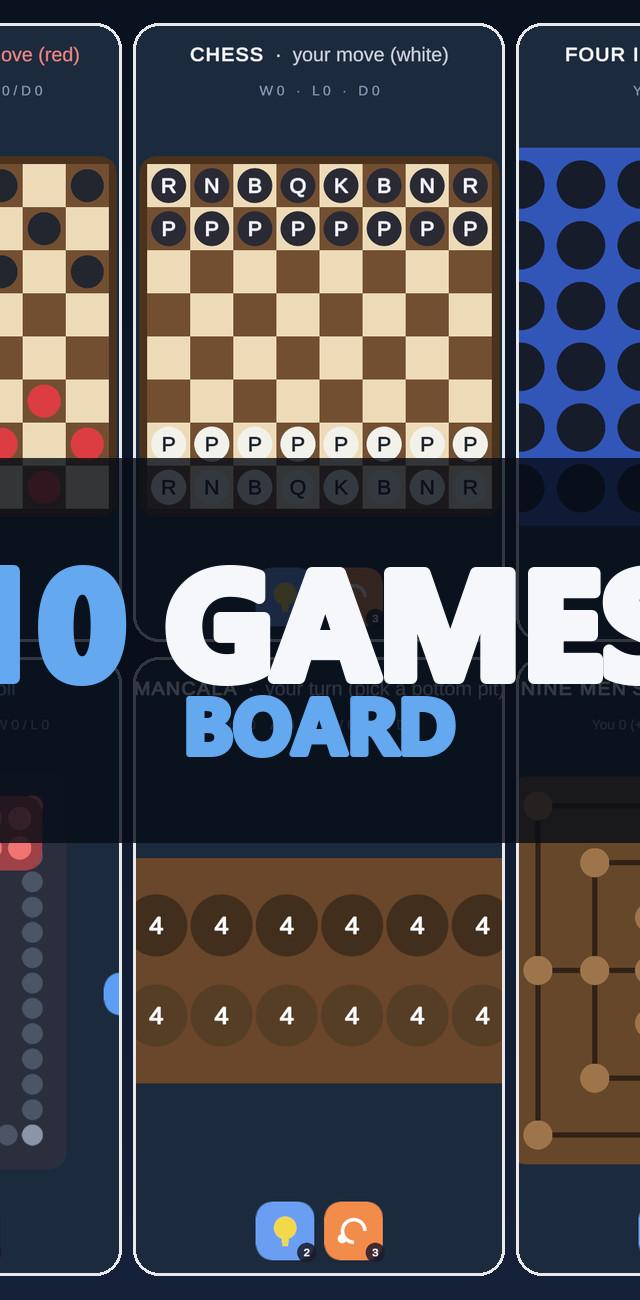Mini Game Templates Board - 10 Board Starters for Unity