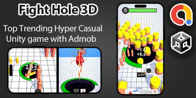 Fight Hole 3D | Hypercasual Unity Game + AdMob
