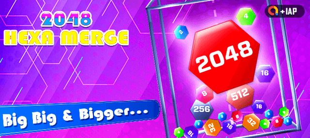 2048 Hexa Merge Drop Puzzle – Control Number Merge Puzzle Game