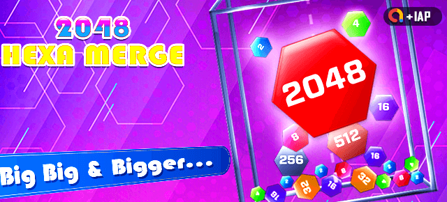 2048 Hexa Merge Drop Puzzle – Control Number Merge Puzzle Game