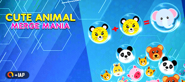 Cute Animal Merge Mania: Puzzle Unity Game Source Code