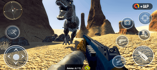 Dino Shooting Games