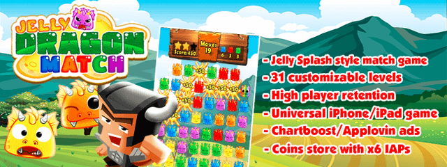 Jelly Dragon Pop – Castle Blitz Match 3 Puzzle Game